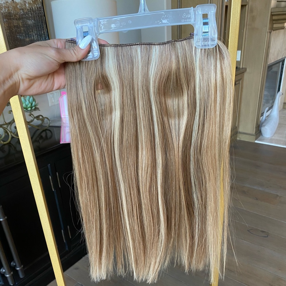 HALO EXTENSION in 16" the perfect blended bronde😍